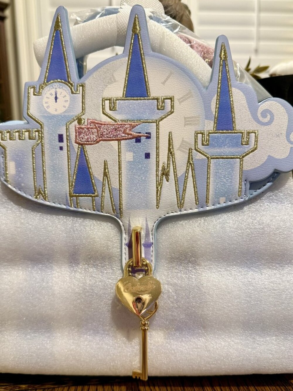 Danielle Nicole Disney Cinderella Royal Castle Crossbody Purse